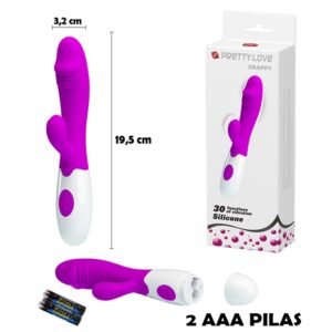 Vibrador dual clítoris y vagina