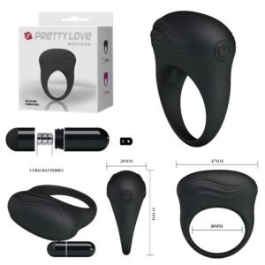 Anillo Vibrador Bertram Color Negro