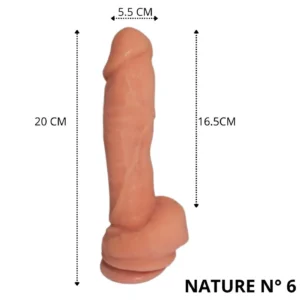 Nature Nude N 6 - 20 X 5.5 Cm - Introducibles 16.5Cm